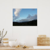 Poster Nuages matinaux dans le parc national de Grand Tet (Cuisine)