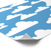 Poster Nuages mignons (Coin)