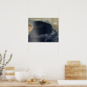 Poster Nuages ondulés au-dessus de la mer d'Oman (Cuisine)