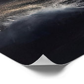 Poster Nuages orageux et art océanique (Coin)