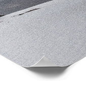 Poster Nuages orageux sur les sables blancs (Coin)