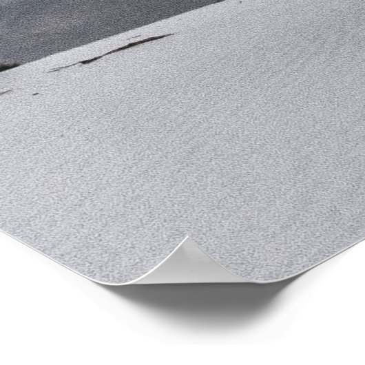 Poster Nuages orageux sur les sables blancs (Coin)