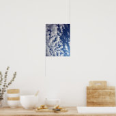 Poster Nuages Puffy Sur Ciel Bleu (Cuisine)
