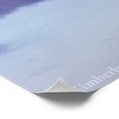 Poster Nuages roses et violets (Coin)