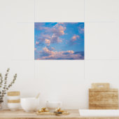 Poster Nuages roses - Rimini, Italie (Cuisine)