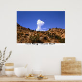 Poster Nuages se levant - Arizona Desert (Cuisine)