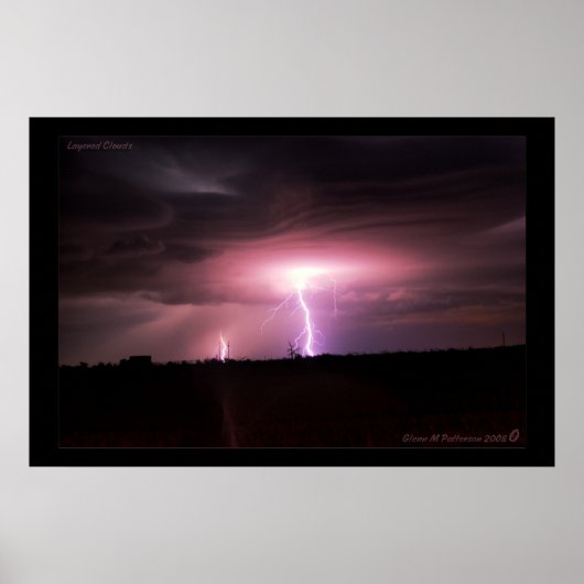 Poster Nuages stratifiés (Devant)