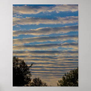 Poster Nuages Stratocumulus Undulatus
