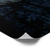 Poster Nuages sur la crête (Coin)
