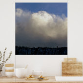 Poster Nuages sur la crête (Cuisine)