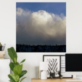 Poster Nuages sur la crête (Bureau à domicile)