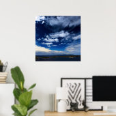 Poster Nuages sur la mer Méditerranée (Bureau à domicile)