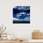 Poster Nuages sur la mer Méditerranée (Cuisine)