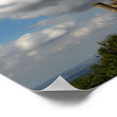 Poster Nuages sur la tour de Broadway dans l'affiche Cots (Coin)