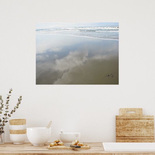 Poster Nuages sur le rivage (Cuisine)