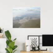 Poster Nuages sur le rivage (Bureau à domicile)