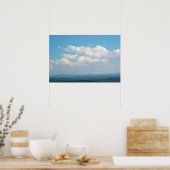 Poster Nuages sur les montagnes (Cuisine)