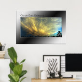 Poster Nuages sur l'Oklahoma (Bureau à domicile)