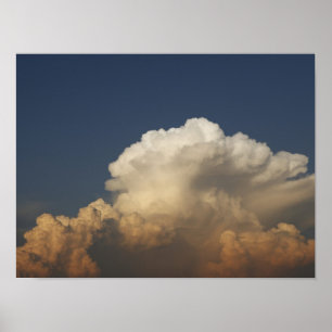 Poster Nuages tempétueux à vent lourd