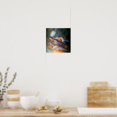 Poster Nuages tordus Jupiter North Ceinture tempérée (Cuisine)