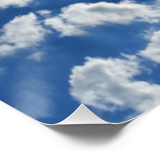 Poster Nuages uniquement (Coin)