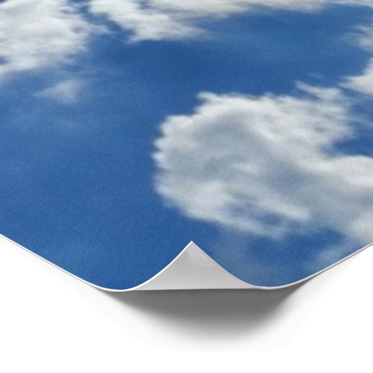 Poster Nuages uniquement (Coin)