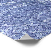 Poster Nuances de bleu (Coin)