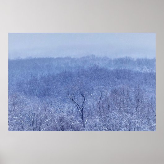 Poster Nuances de bleu (Devant)