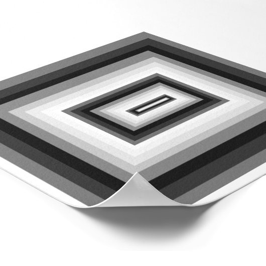 Poster nuances de gris (Coin)