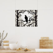 Poster Nuances de gris : Whispers Wilderness (Cuisine)