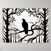 Poster Nuances de gris : Whispers Wilderness (Devant)