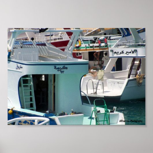 Poster Nuances de la côte de Hurghada (Devant)