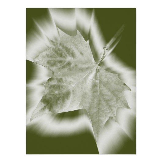 Poster nuances de vert (Devant)