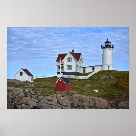 Poster Nubble Light, Cape Neddick, Maine (Devant)