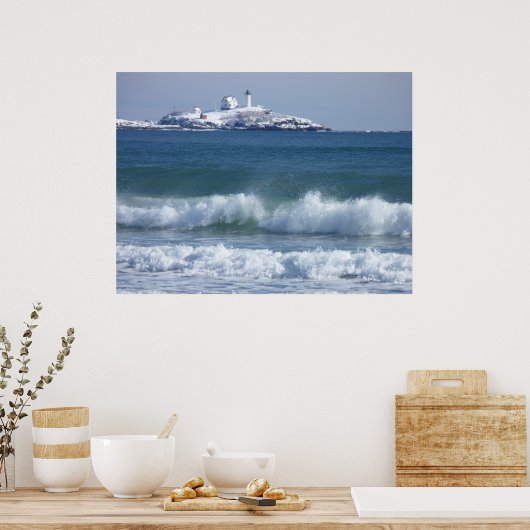 Poster Nubble Lighthouse 2 (Cuisine)