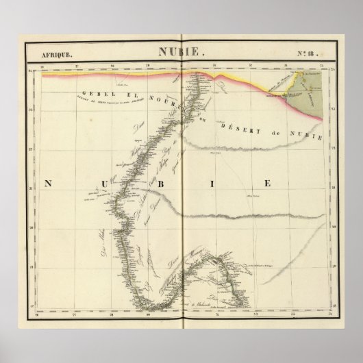 Poster Nubie Afrique 18 (Devant)