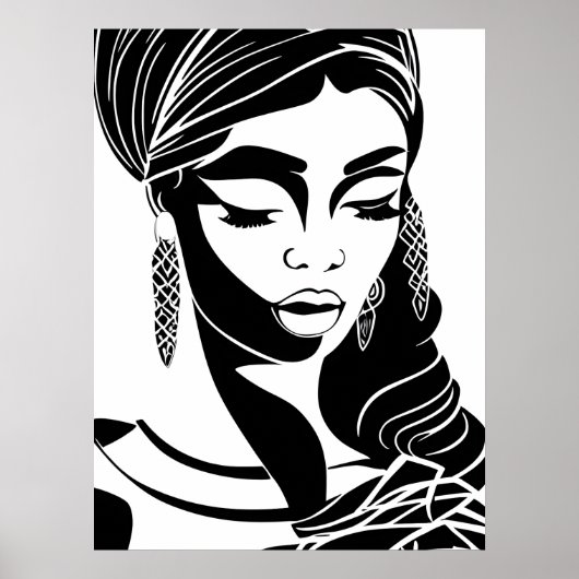 Poster Nubien (Devant)