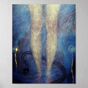 Poster Nuda Veritas - détail (1899) par Gustav Klimt