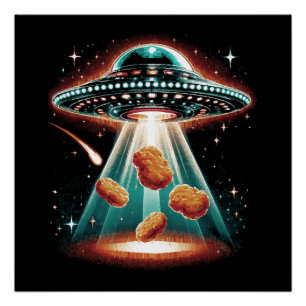 Poster Nugget de poulet croustillant 