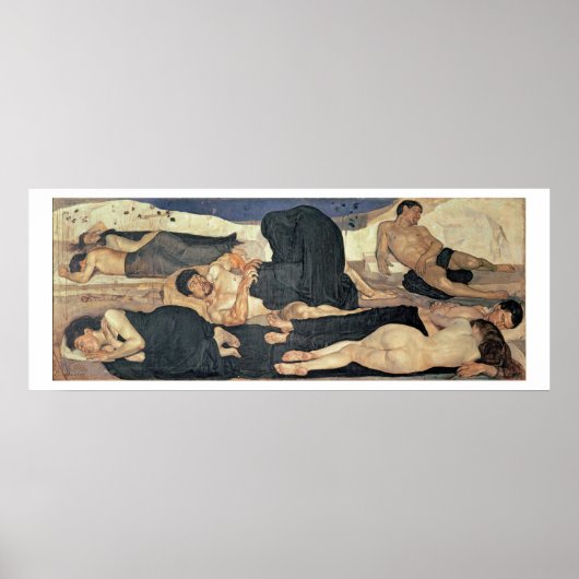 Poster Nuit 1890 (huile sur toile) (Devant)