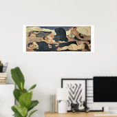 Poster Nuit 1890 (huile sur toile) (Bureau à domicile)