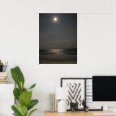 Poster Nuit à la plage (Bureau à domicile)