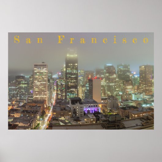 Poster Nuit à San Francisco (Devant)