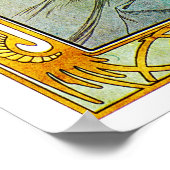 Poster Nuit, Alphonse Mucha (Coin)