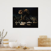 Poster Nuit au club par George Bellows (Cuisine)