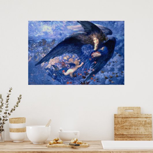 Poster Nuit avec son train de Stars Art (Cuisine)