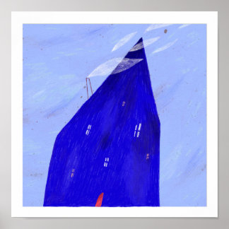 Poster Nuit bleue