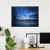 Poster Nuit bleue (Bureau à domicile)
