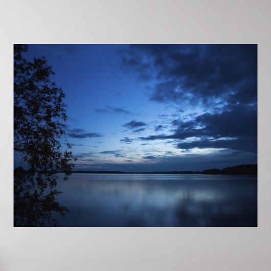 Poster Nuit bleue (Devant)