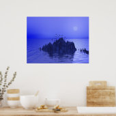 Poster Nuit bleue (Cuisine)